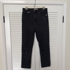 Madewell Washed Black Jeans